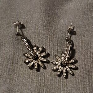 Silver Spur Earrings